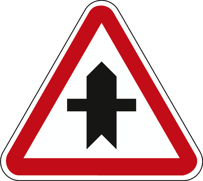 B8 - Cruzamento com via sem prioridade