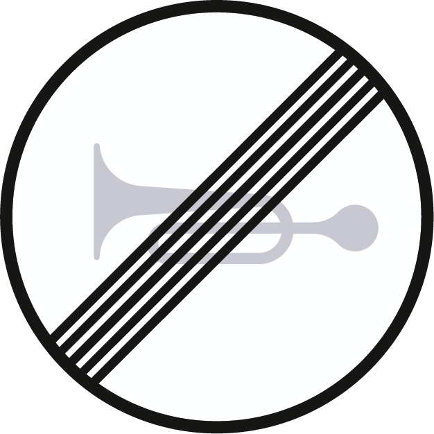 C22 - Fim da proibição de sinais sonoros