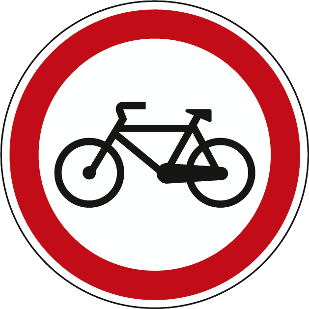 C3g - Trânsito proibido a velocípedes