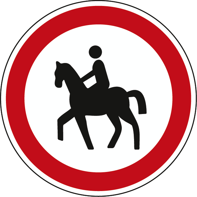 C3m - Trânsito proibido a cavaleiros