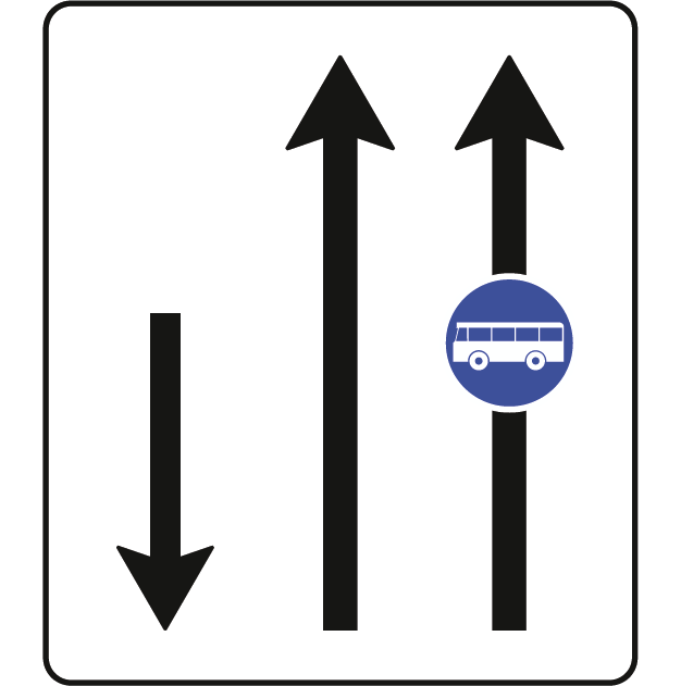 F2 - Via de trânsito reservada a veículos de transporte público
